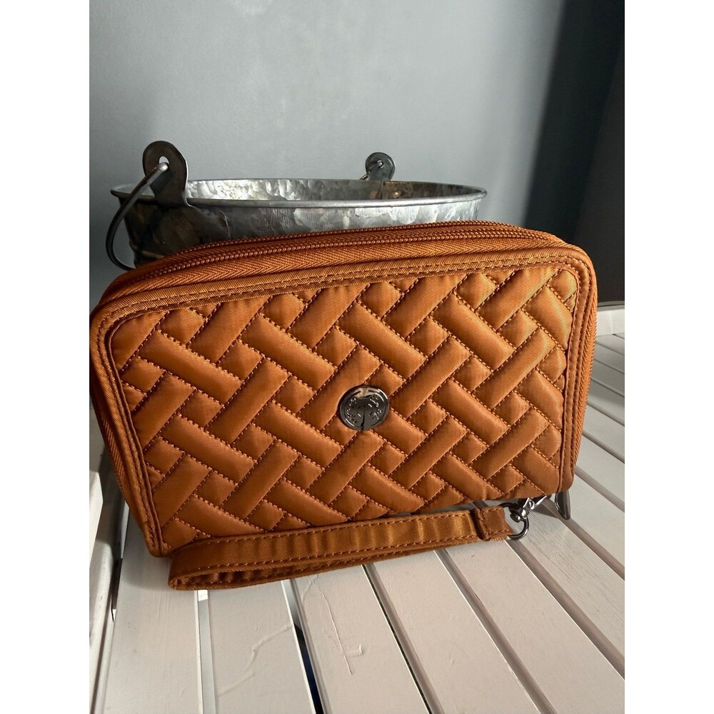 Lug QUICKSTEP CONVERTIBLE WALLET Copper Brown. NWOT
